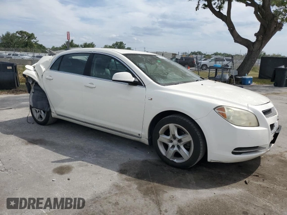 2008 Chevrolet Malibu 1LT with VIN 1G1ZH57B184185984, listed as a Copart auction lot 53894465 with 240,817 mi miles and Salvage Title. Bid and sale history available at DreamBid. Image 4.