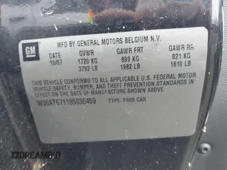 2008 Saturn Astra XR z VIN W08AT671185036459, wystawiony jako IAAI lot #42296730 z przebiegiem 73 091 mil mil oraz . Historia ofert i sprzedaży dostępna na DreamBid. Obrazek 9.
