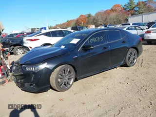 2018 Acura TLX w/A-SPEC Pkg with VIN 19UUB3F60JA004295, listed as a IAAI auction lot 40900343 with 48,264 mi miles. Bid and sale history available at carsss.com. Image 17.