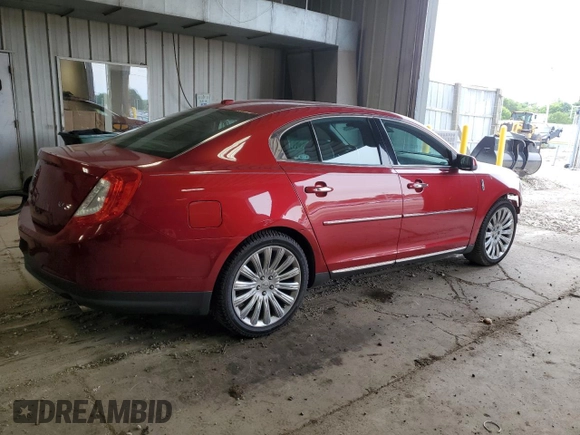 2013 Lincoln MKS with VIN 1LNHL9DK5DG614075, listed as a Copart auction lot 63933225 with 61,294 mi miles and Clean title. Bid and sale history available at DreamBid. Image 3.