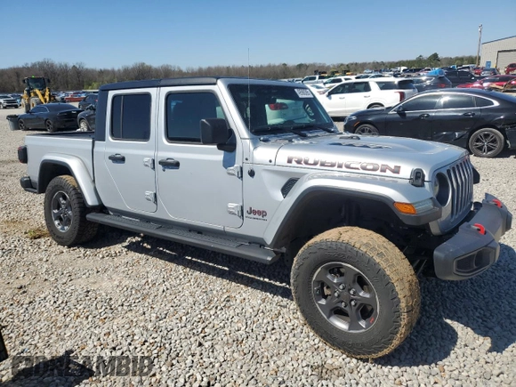 2023 Jeep Gladiator Rubicon with VIN 1C6JJTBG6PL579895, listed as a Copart auction lot 49588395 with 22,066 mi miles and Salvage title. Bid and sale history available at DreamBid. Image 4.