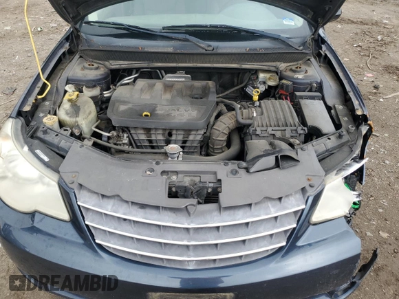 2008 Chrysler Sebring LX with VIN 1C3LC46KX8N151371, listed as a Copart auction lot 60268385 with 158,482 mi miles and Salvage title. Bid and sale history available at DreamBid. Image 11.