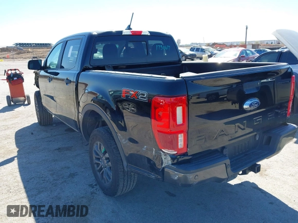 2021 Ford Ranger XL with VIN 1FTER4EH8MLD33505, listed as a IAAI auction lot 41819265 with 59,663 mi miles. Bid and sale history available at carsss.com. Image 3.