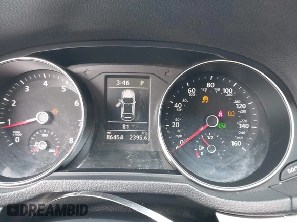 2016 Volkswagen Passat S with VIN 1VWAT7A36GC031403, listed as a IAAI auction lot 42371103 with 86,454 mi miles and . Bid and sale history available at DreamBid. Image 7.
