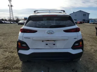 2021 Hyundai Kona SEL Plus with VIN KM8K6CAA1MU743664, listed as a Copart auction lot 46178635 with 80,343 mi miles and Salvage Title. Bid and sale history available at carsss.com. Image 6.