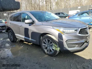 2021 Acura RDX w/Technology Package with VIN 5J8TC2H59ML037036, listed as a Copart auction lot 39189953 with 33,355 mi miles. Bid and sale history available at carsss.com. Image 4.