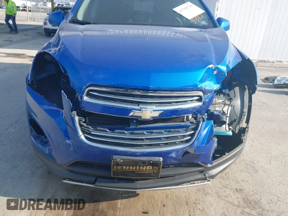 2015 Chevrolet Trax LT with VIN KL7CJRSB3FB195387, listed as a IAAI auction lot 41768768 with 80,312 mi miles and . Bid and sale history available at DreamBid. Image 6.