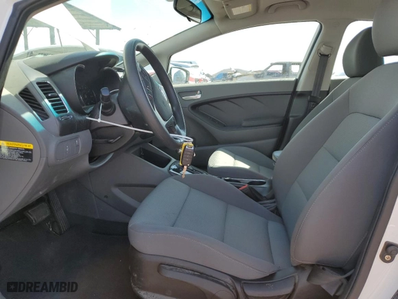 2017 Kia Forte LX with VIN 3KPFK4A76HE069754, listed as a Copart auction lot 51707785 with 85,992 mi miles and Salvage Title. Bid and sale history available at carsss.com. Image 7.