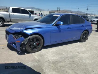 2015 BMW 3 Series 328i with VIN WBA3C1C57FK119143, listed as a Copart auction lot 62783115 with 87,981 mi miles and Salvage title. Bid and sale history available at DreamBid. Image 1.