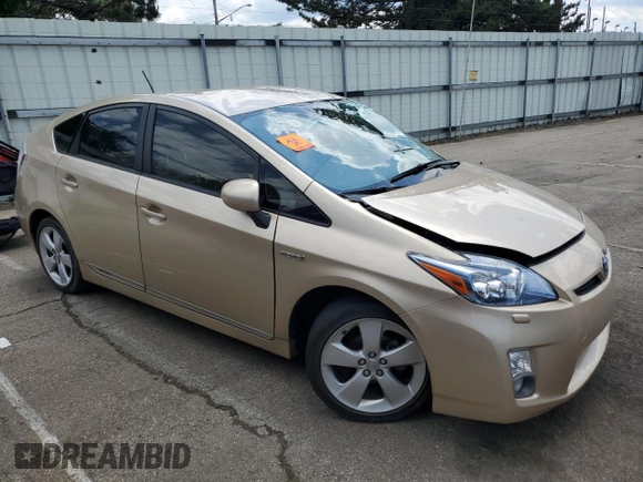 2011 Toyota Prius I z VIN JTDKN3DUXB0322138, wystawiony jako Copart lot #58489395 z przebiegiem Nie podano mil oraz Szkoda całkowita • Salvage title. Historia ofert i sprzedaży dostępna na DreamBid. Obrazek 4.