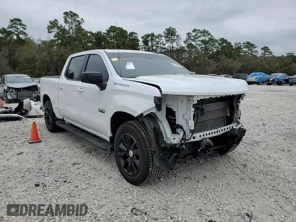 2022 Chevrolet Silverado 1500 RST with VIN 2GCPADED1N1505622, listed as a Copart auction lot 41805015 with 27,575 mi miles and Salvage Title. Bid and sale history available at DreamBid. Image 14.