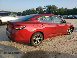 2021 Nissan Sentra SV with VIN 3N1AB8CV2MY220761, listed as a Copart auction lot 61938215 with 88,477 mi miles and Salvage title. Bid and sale history available at DreamBid. Image 3.