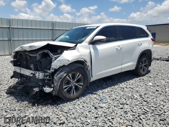 2017 Toyota Highlander LE with VIN 5TDZZRFH6HS220332, listed as a Copart auction lot 57822285 with 167,184 mi miles and Salvage title. Bid and sale history available at DreamBid. Image 1.