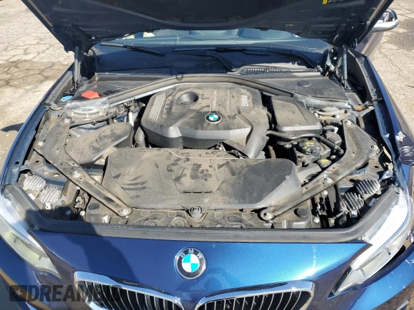2017 BMW 2 Series 230i with VIN WBA2K9C39HV647568, listed as a Copart auction lot 43027895 with 51,258 mi miles and Salvage title. Bid and sale history available at DreamBid. Image 11.
