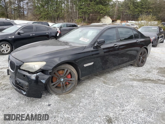 2011 BMW 7 Series 750Li with VIN WBAKB8C51BCY64787, listed as a Copart auction lot 47836285 with 137,444 mi miles and Non Repairable. Bid and sale history available at carsss.com. Image 1.