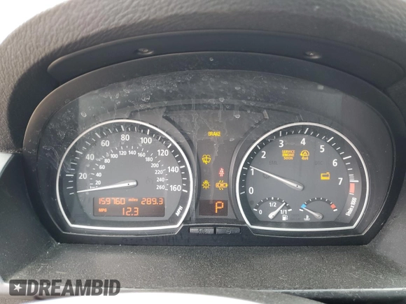 2007 BMW X3 3.0si with VIN WBXPC93467WF26770, listed as a Copart auction lot 54630845 with 159,760 mi miles and Salvage Title. Bid and sale history available at DreamBid. Image 9.