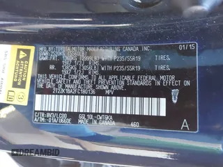 2015 Lexus RX 350 с VIN 2T2ZK1BA2FC180136, выставлен на аукционе IAAI как лот 41271416 с пробегом 136 991 миль миль и . История ставок и продаж доступна на DreamBid. Изображение 9.