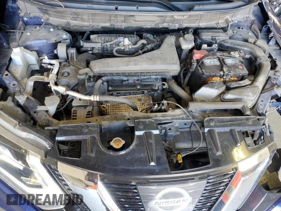 2017 Nissan Rogue S with VIN JN8AT2MV1HW028156, listed as a Copart auction lot 49515865 with 106,254 mi miles and Salvage Title. Bid and sale history available at carsss.com. Image 12.