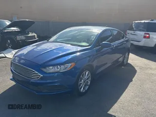 2017 Ford Fusion SE with VIN 3FA6P0HD0HR293719, listed as a Copart auction lot 64027045 with 76,423 mi miles and Clean title. Bid and sale history available at DreamBid. Image 2.
