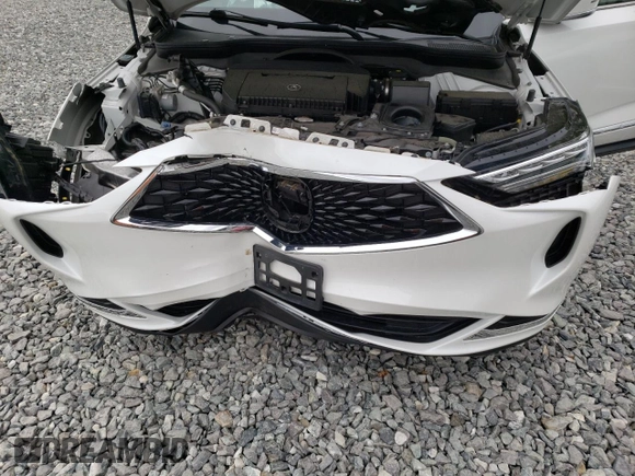 2022 Acura MDX with VIN 5J8YE1H36NL022312, listed as a Copart auction lot 57847005 with 15,625 mi miles and Salvage title. Bid and sale history available at DreamBid. Image 12.