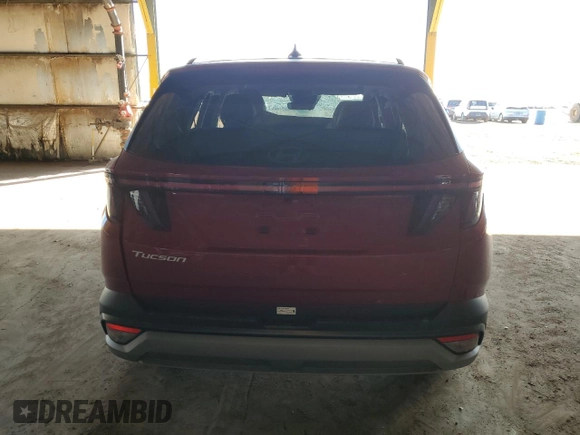 2025 Hyundai Tucson SEL Convenience with VIN 5NMJC3DEXSH497337, listed as a Copart auction lot 48731405 with 16 mi miles and Salvage Title. Bid and sale history available at carsss.com. Image 6.
