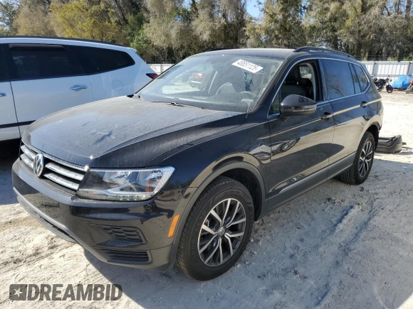 2020 Volkswagen Tiguan SE with VIN 3VV3B7AX0LM096422, listed as a Copart auction lot 48851125 with 78,100 mi miles and Salvage Title. Bid and sale history available at DreamBid. Image 1.