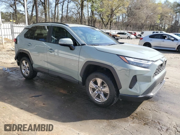 2023 Toyota RAV4 XLE with VIN 2T3W1RFV7PW244488, listed as a Copart auction lot 50237875 with 13,915 mi miles and Salvage Title. Bid and sale history available at carsss.com. Image 4.