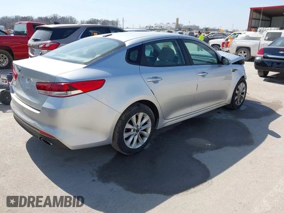 2016 Kia Optima LX with VIN 5XXGT4L32GG009150, listed as a IAAI auction lot 41761139 with 114,081 mi miles. Bid and sale history available at carsss.com. Image 4.