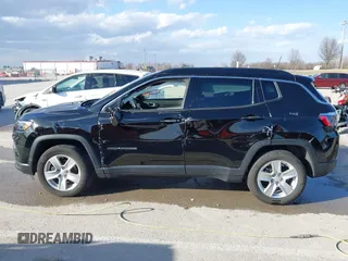 2022 Jeep Compass Latitude with VIN 3C4NJDBB9NT210065, listed as a IAAI auction lot 41744663 with 38,763 mi miles and . Bid and sale history available at DreamBid. Image 14.
