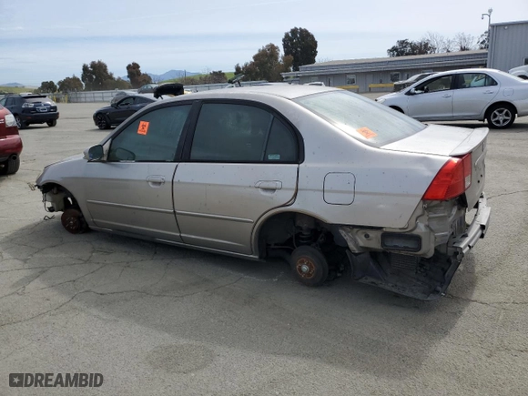 2004 Honda Civic Hybrid with VIN JHMES95684S006204, listed as a Copart auction lot 49134895 with 0 mi miles and Salvage Title. Bid and sale history available at carsss.com. Image 2.