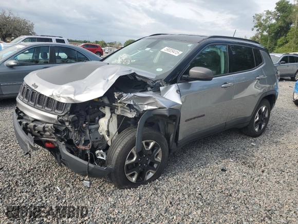 2018 Jeep Compass Trailhawk with VIN 3C4NJDDB3JT168841, listed as a Copart auction lot 59009415 with 130,752 mi miles and Salvage title. Bid and sale history available at DreamBid. Image 1.