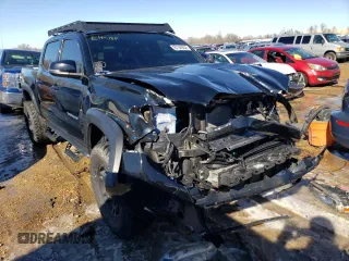 2020 Toyota Tacoma SR5 with VIN 3TMCZ5ANXLM313472, listed as a Copart auction lot 35194552 with 55,420 mi miles and Salvage title. Bid and sale history available at DreamBid. Image 1.
