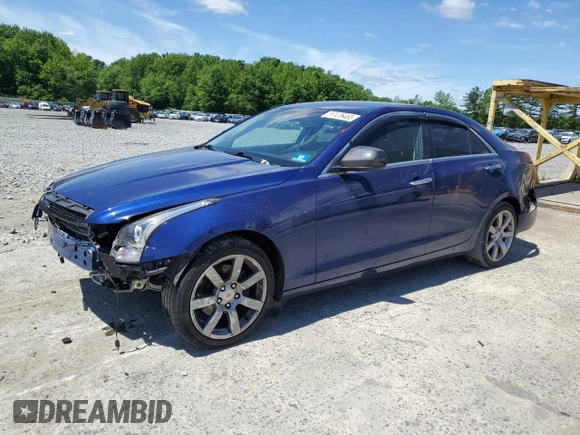 2014 Cadillac ATS Standard RWD with VIN 1G6AA5RA2E0127904, listed as a Copart auction lot 57476465 with 83,626 mi miles and Salvage title. Bid and sale history available at DreamBid. Image 1.