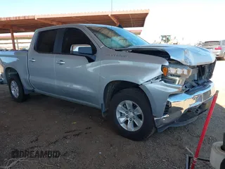 2021 Chevrolet Silverado 1500 LT with VIN 1GCUYDET1MZ365518, listed as a IAAI auction lot 41872012 with 59,108 mi miles. Bid and sale history available at carsss.com. Image 1.