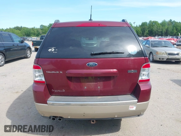 2008 Ford Taurus X Eddie Bauer with VIN 1FMDK07W48GA32924, listed as a IAAI auction lot 42410630 with 156,338 mi miles and . Bid and sale history available at DreamBid. Image 15.