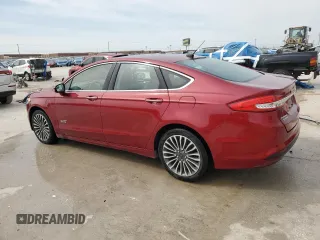 2017 Ford Fusion Energi SE with VIN 3FA6P0PUXHR413821, listed as a Copart auction lot 47833645 with 102,781 mi miles and Salvage Title. Bid and sale history available at carsss.com. Image 2.