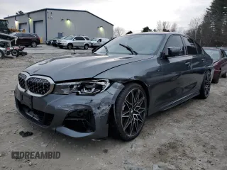 2020 BMW 3 Series M340i xDrive with VIN WBA5U9C04LFJ82455, listed as a Copart auction lot 70134262 with 38,736 mi miles. Bid and sale history available at carsss.com. Image 1.