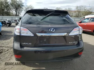 2010 Lexus RX 450h with VIN JTJBC1BA1A2414418, listed as a Copart auction lot 51016425 with 47,883 mi miles and Salvage Title. Bid and sale history available at DreamBid. Image 6.