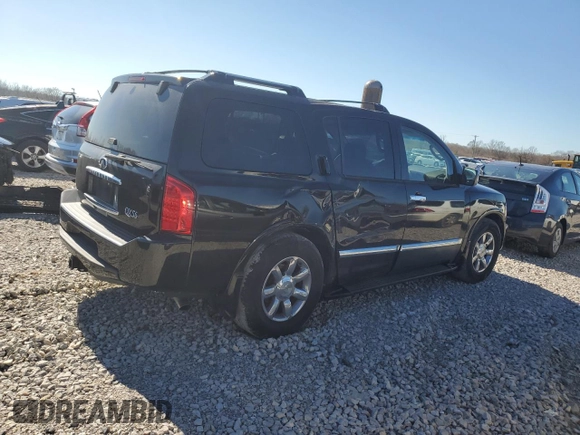 2007 Infiniti QX56 with VIN 5N3AA08A17N802796, listed as a Copart auction lot 40329674 with 27,793 mi miles and Salvage Title. Bid and sale history available at carsss.com. Image 3.