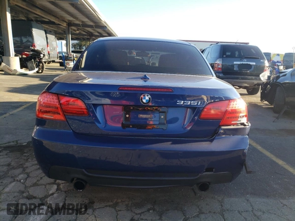 2013 BMW 3 Series 335i with VIN WBADX7C56DJ589629, listed as a Copart auction lot 87324694 with 110,246 mi miles and Salvage Title. Bid and sale history available at DreamBid. Image 6.