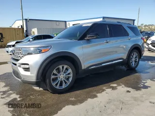 2022 Ford Explorer Limited with VIN 1FMSK7FH5NGA54705, listed as a Copart auction lot 52293335 with 58,140 mi miles and Salvage Title. Bid and sale history available at carsss.com. Image 1.