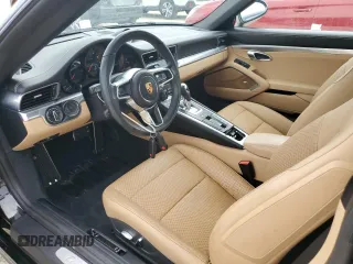 2019 Porsche 911 4 with VIN WP0BA2A99KS120126, listed as a Copart auction lot 73805804 with 0 mi miles and Salvage Title. Bid and sale history available at carsss.com. Image 8.