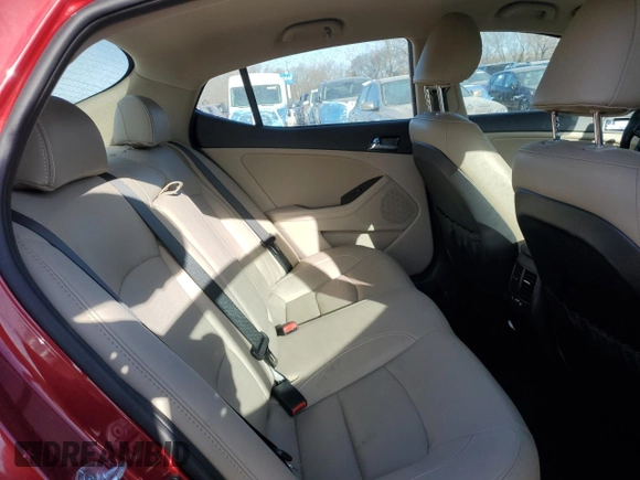 2013 Kia Optima EX with VIN 5XXGN4A79DG221796, listed as a Copart auction lot 49491285 with 106,145 mi miles and Salvage Title. Bid and sale history available at carsss.com. Image 10.