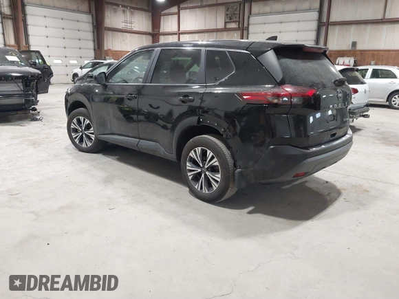 2023 Nissan Rogue SV with VIN JN8BT3BB2PW494860, listed as a IAAI auction lot 41694231 with 12,495 mi miles and . Bid and sale history available at carsss.com. Image 3.