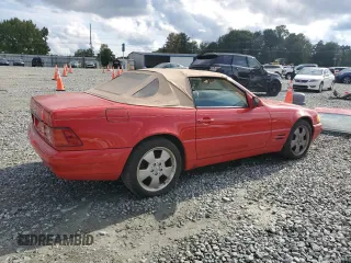 1999 Mercedes-Benz SL-Class with VIN WDBFA68F0XF183781, listed as a Copart auction lot 73665464 with 69,046 mi miles and Clean Title. Bid and sale history available at carsss.com. Image 3.