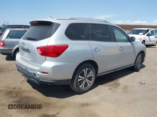 2019 Nissan Pathfinder SV with VIN 5N1DR2MN1KC624928, listed as a IAAI auction lot 42571925 with 77,427 mi miles and . Bid and sale history available at DreamBid. Image 4.