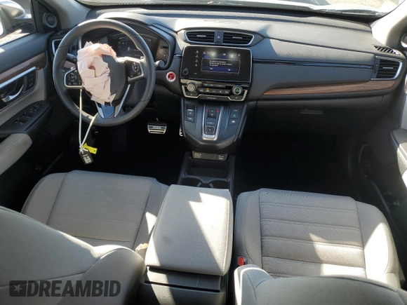 2020 Honda CR-V EX with VIN 7FART6H58LE011954, listed as a Copart auction lot 46281645 with 21,015 mi miles and Salvage Title. Bid and sale history available at DreamBid. Image 8.