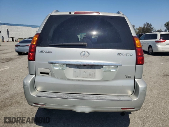 2004 Lexus GX 470 with VIN JTJBT20X640052213, listed as a Copart auction lot 52708415 with 390,451 mi miles and Salvage Title. Bid and sale history available at carsss.com. Image 6.