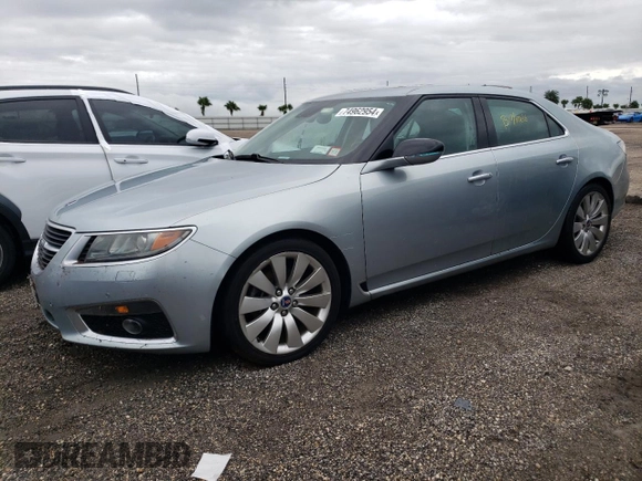 2011 Saab 9-5 Aero XWD with VIN YS3GR4BJ7B4002446, listed as a Copart auction lot 74962954 with 0 mi miles and Salvage Title. Bid and sale history available at carsss.com. Image 1.