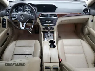 2013 Mercedes-Benz C 250 Sport with VIN WDDGF4HB6DR272568, listed as a Copart auction lot 80658394 with 131,457 mi miles and Salvage Title. Bid and sale history available at DreamBid. Image 8.